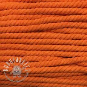 Cordino di cotone ritorto 12 mm orange