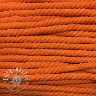 Cordino di cotone ritorto 12 mm orange