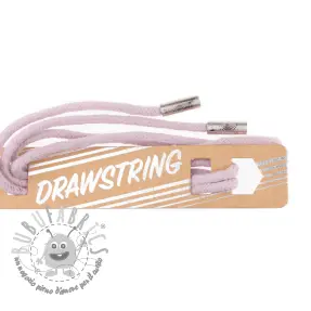 Laccetto per cappuccio con terminali 115 cm HEAD2 washed pink