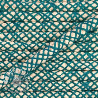Cordino di cotone 1 cm petrol