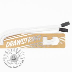 Laccetto per cappuccio con terminali 115 cm HEAD1 white