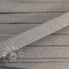 Cordino di cotone piatto 15 mm light grey
