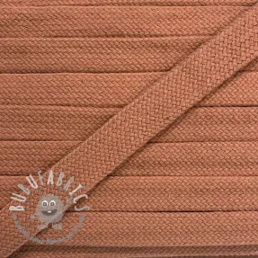 Cordino di cotone piatto 13 mm salmon
