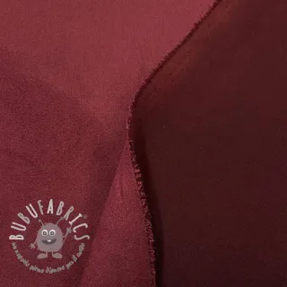 Tessuto scamosciato stretch bordeaux