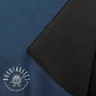 Tessuto scamosciato stretch navy