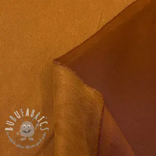 Tessuto scamosciato stretch camel