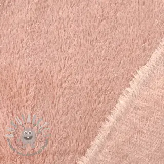 Pelliccia sintetica LUREX SILVER rose