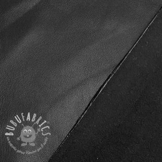 Ecopelle per abbigliamento nera