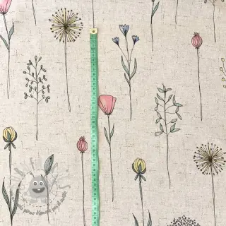 Tessuto decorativo Linenlook Soft flower field