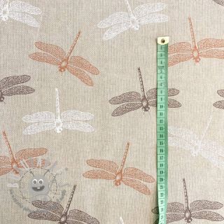 Tessuto decorativo Linenlook dragonfly