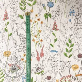 Tessuto decorativo premium Wildflower field