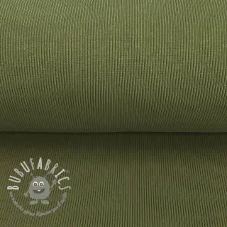 Costina elastica RIB army green ORGANIC