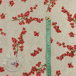 Tessuto decorativo Linenlook Winter berry