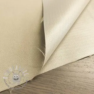 Tessuto antipioggia con trattamento idrofobo beige