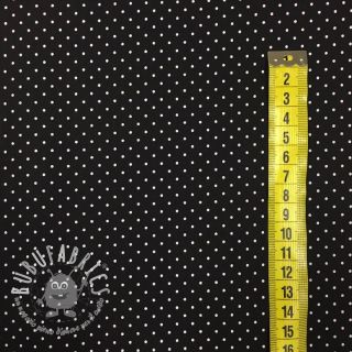 Tessuto di cotone Petit dots black