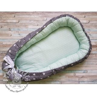 Tessuto di cotone Petit stars grey