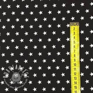 Tessuto di cotone Petit stars white/navy