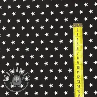 Tessuto di cotone Petit stars white/navy