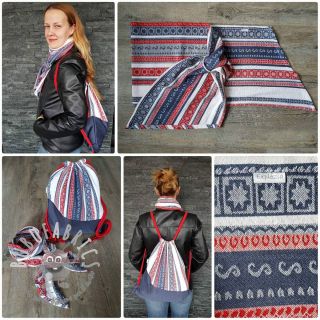 Cordino di cotone 8 mm red