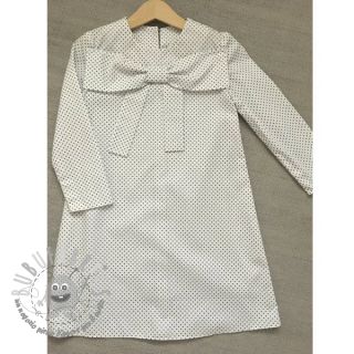 Tessuto di cotone Petit dots white/black