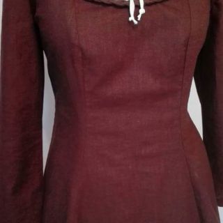 Lino prelavato dark brown