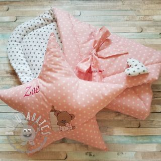 Tessuto di cotone Petit stars mint