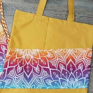 Tessuto CANVAS yellow
