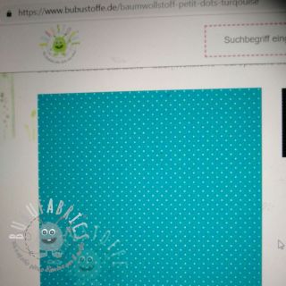 Tessuto di cotone Petit dots navy
