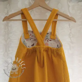Velluto a coste yellow