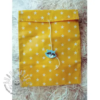 Tessuto di cotone Petit stars yellow