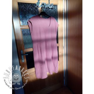 Mussola/Doppia garza purple ORGANIC