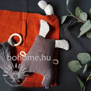 Mussola/Doppia garza rust ORGANIC