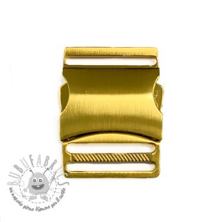 Fibbia a tre denti in metallo 40 mm gold