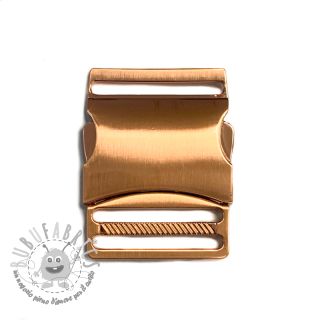 Fibbia a tre denti in metallo 40 mm copper