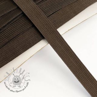 Elastico piatto 15 mm dark mocha