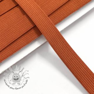 Elastico piatto 15 mm dark orange