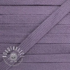 Cordino di cotone piatto 13 mm lavender