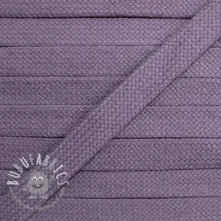 Cordino di cotone piatto 13 mm lavender