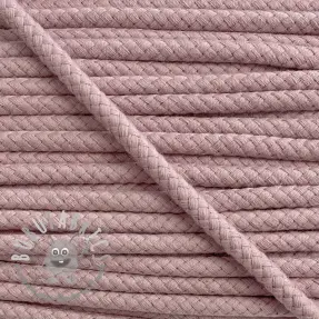 Cordino di cotone 8 mm washed pink
