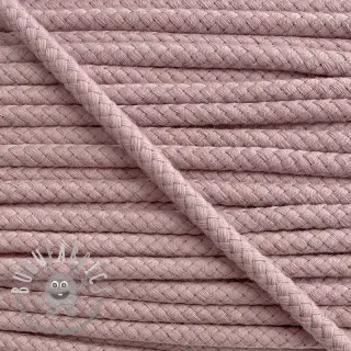Cordino di cotone 8 mm washed pink