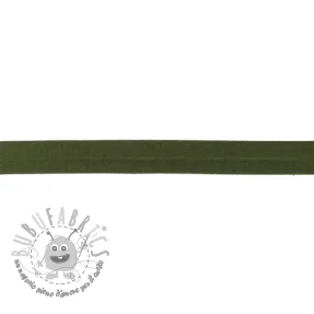 Nastro per bordatura in jersey camo green