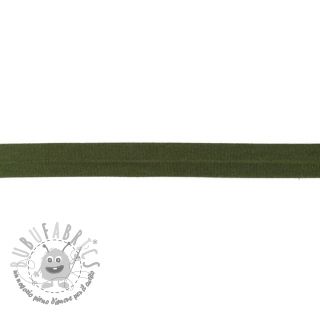 Nastro per bordatura in jersey camo green