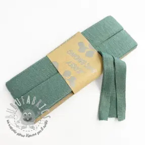 Elastico per bordatura in viscosa - 3 m pine green