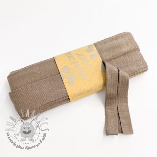 Elastico per bordatura in viscosa - 3 m toffee