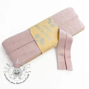 Elastico per bordatura in viscosa - 3 m washed pink