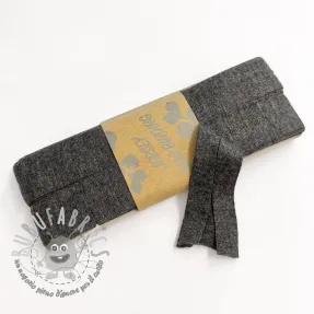 Elastico per bordatura in viscosa - 3 m anthracite melange