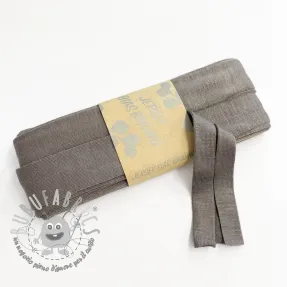 Elastico per bordatura in viscosa - 3 m taupe