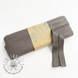 Elastico per bordatura in viscosa - 3 m taupe