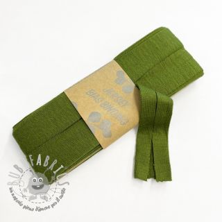 Elastico per bordatura in viscosa - 3 m olive green