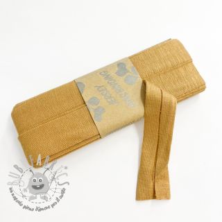 Elastico per bordatura in viscosa - 3 m mustard